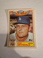 Don Drysdale 1990 TOPPS 1989 ALL STAR GAMS Commemorative Set #11 OF 22 
