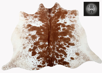 Real Picture! 100% Natural Cow Hide Rug Cow Skin Hairon Leather Rug