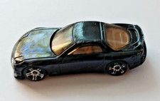 Hot Wheels 1995 Mazda RX-7 Sport Coupe Black w. Tan Interior 1/64 Scale Japanese