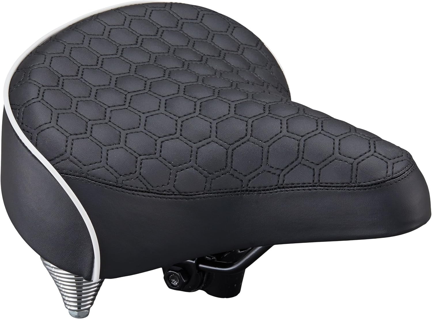 Schwinn Comfort Bike Saddle Seat, Cruiser/Quilted Black 