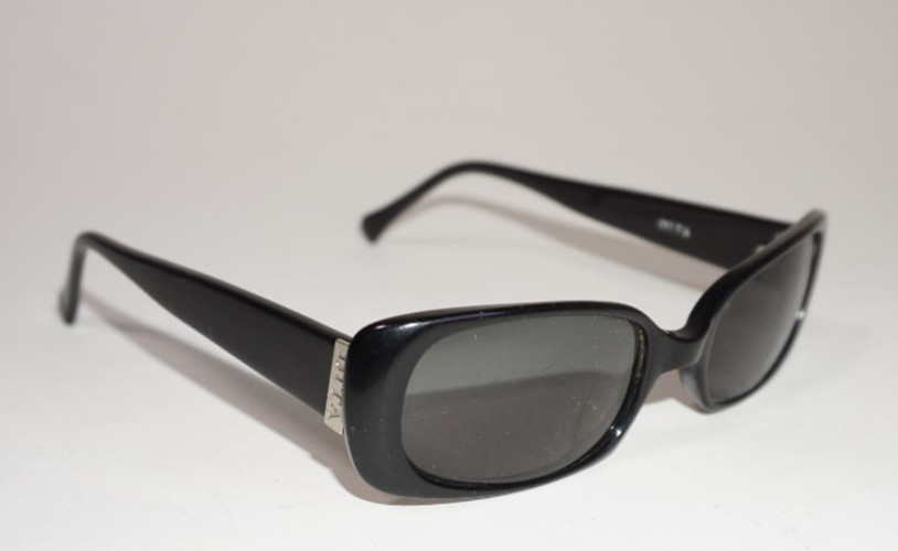 Dita Fenix Black Rectangular Sunglasses Plastic M… - image 3