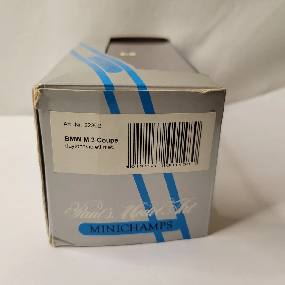 BMW M3 E36 1992 Techno Violet Minichamps 943022305 1/43 Violet Metal. - Image 2 of 4