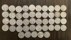 ( 45 ) 90% Silver Half Dollars Ben Franklin Lot 1949 - 1963 Mixed Dates