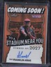 2025 Leaf Vivid Coming Soon To A Stadium Near You Orange Franklin Arias 4/4 Auto