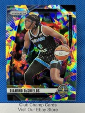 2024 #8 Diamond DeShields Panini Prizm WNBA Ice Prizm Sky