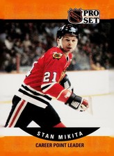 1990-91 Pro Set #655 Stan Mikita