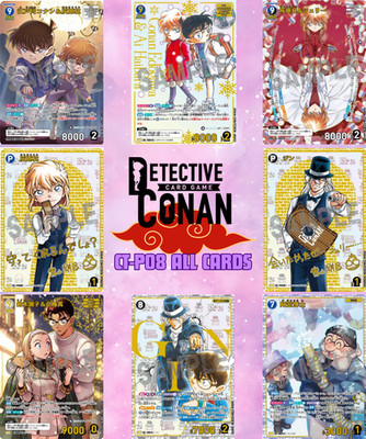 Detective Conan CT-P08 TCG Karten Trauriges Schicksal alle Karten CP/RP/SR/SRP/MR/MRCP