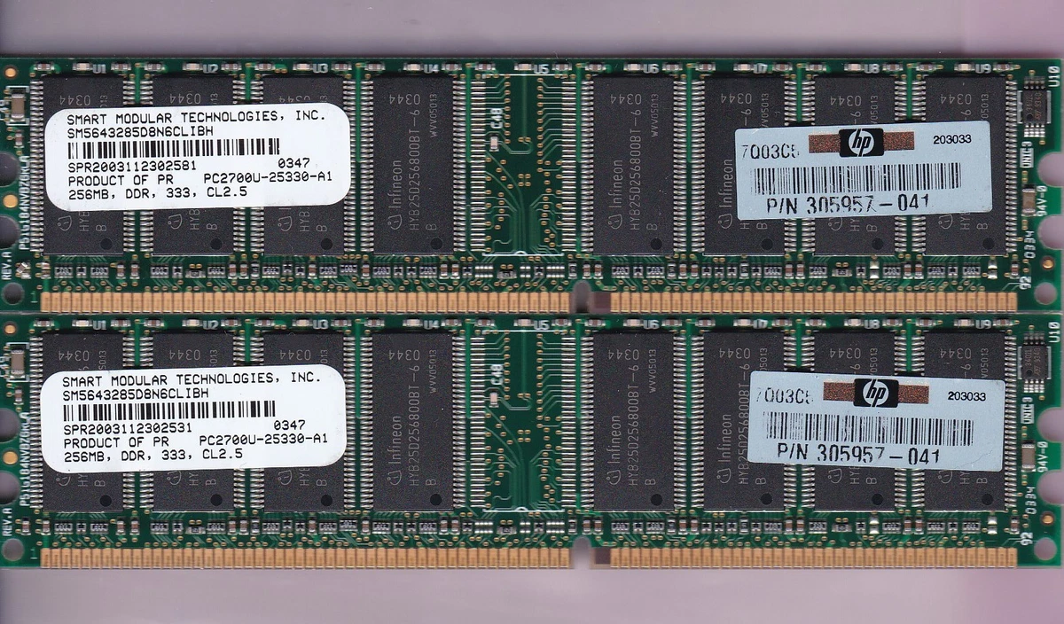 パーソナルコンピュータ PC-2700 (DDR-333) Bus Speed DDR1 SDRAM Computer 256 MB Capacity