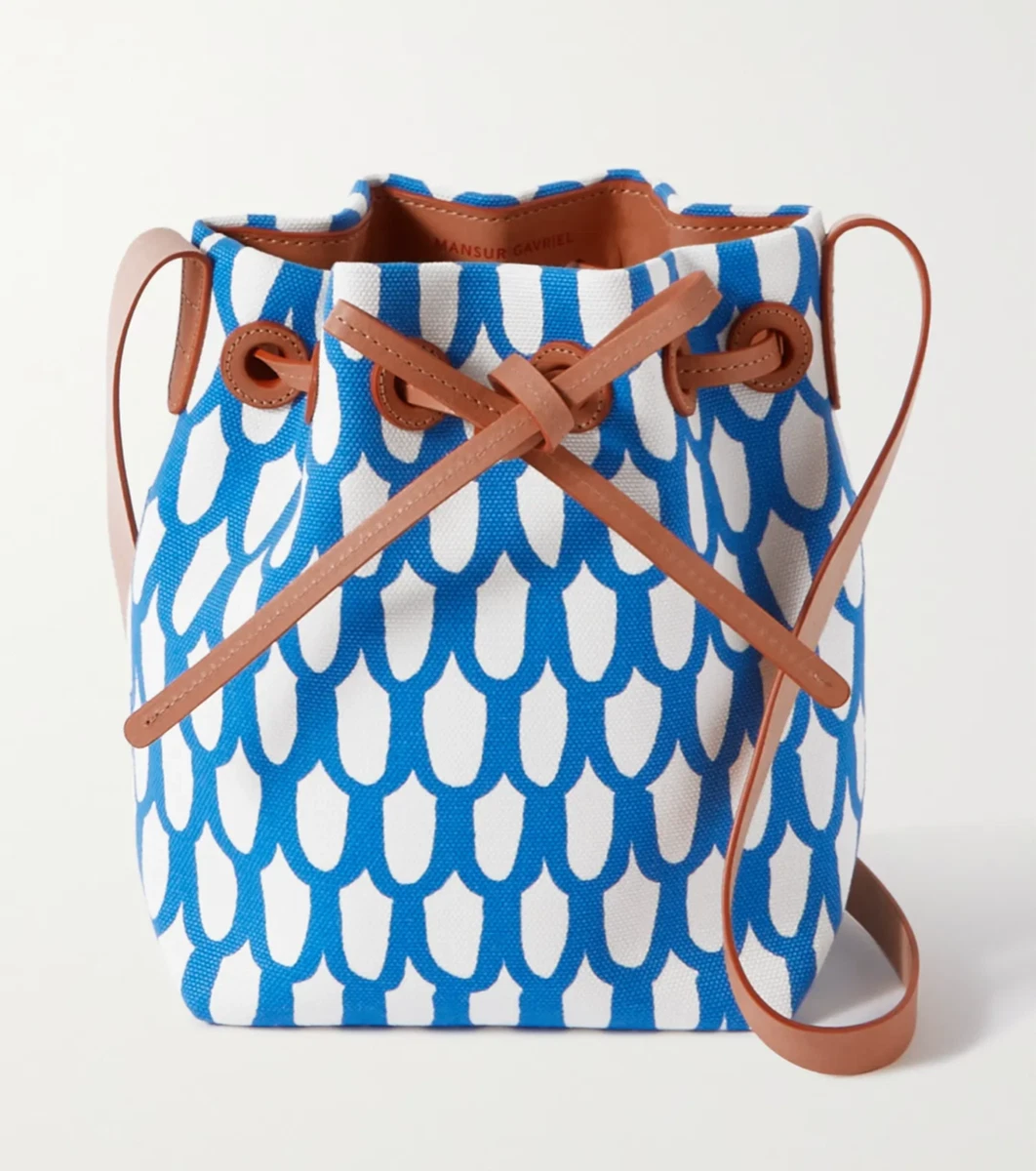 Mansur Gavriel X Marimekko Mini Bucket Bag