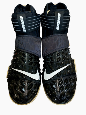 Nike Force Savage Pro 2 Black Gold Football Cleats BV3969-013 Men Size 13