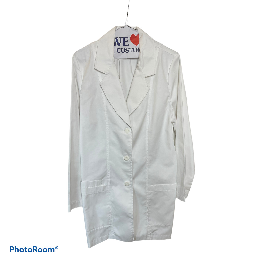 Barco White Lab Coat Nursing Long Medium Gem