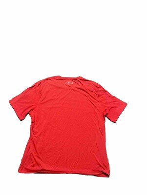 UNDER ARMOUR Heat Gear Loose Red 2XL/2TG/2EG Mens Shirt SS Short
