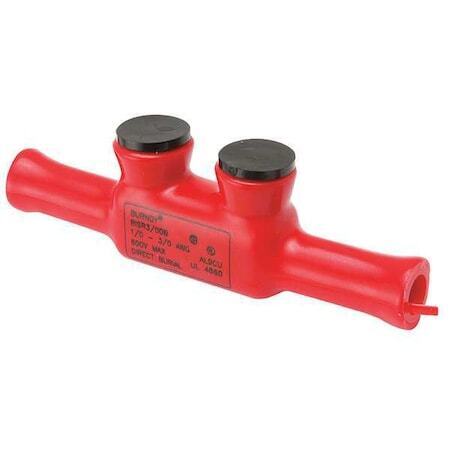 Burndy Bisr3/0Db Insulated Multitap Connector,6.25 In. L