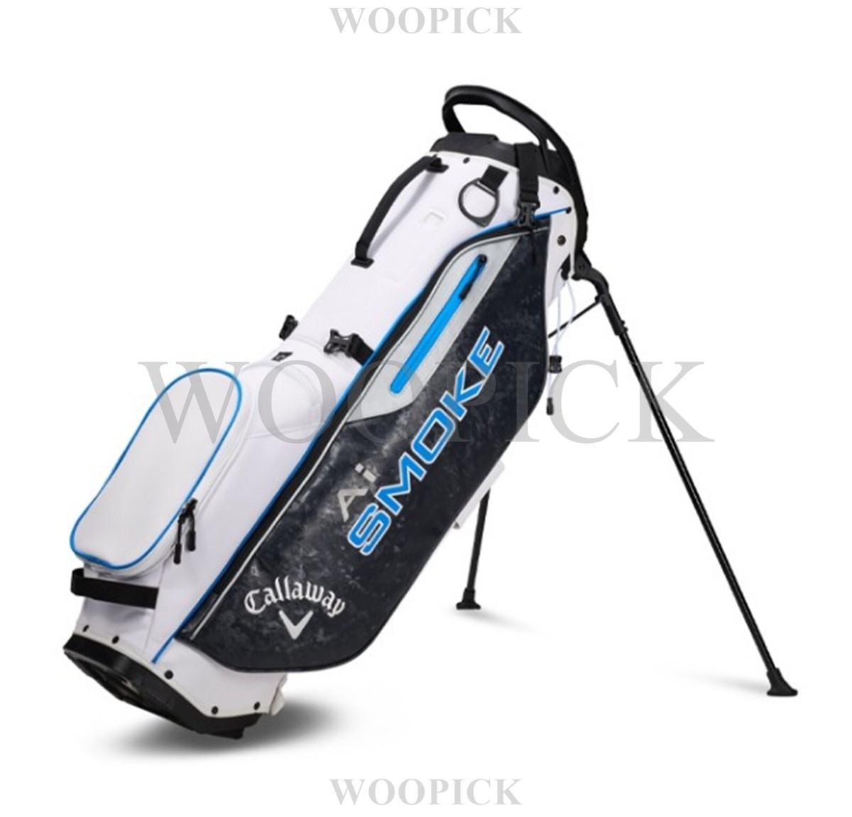Callaway 2024 AI Smoke Staff Men's Golf Stand Bag 10inch 4Way PU