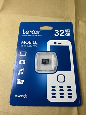 Lexar 32GB Micro SDHC Card Class 10 for Cameras, phones, media tablets and more