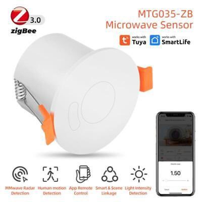 Tuya Zigbee Wifi 24G Human Presence Sensor Light Illumination Brightness Sensor
