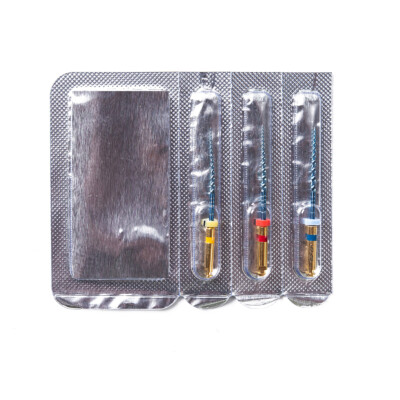 Easyinsmile 6Pcs Dental Endo Rotary Files X-Pro Gold Taper NITI Endodontic Files