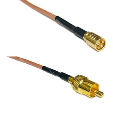 RG316 SMB FEMALE to RCA MALE RF Cable Rapid-SHIP LOT