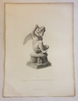 STODART Puck, c.1875 Engraving from a Sculpture by Hosmer