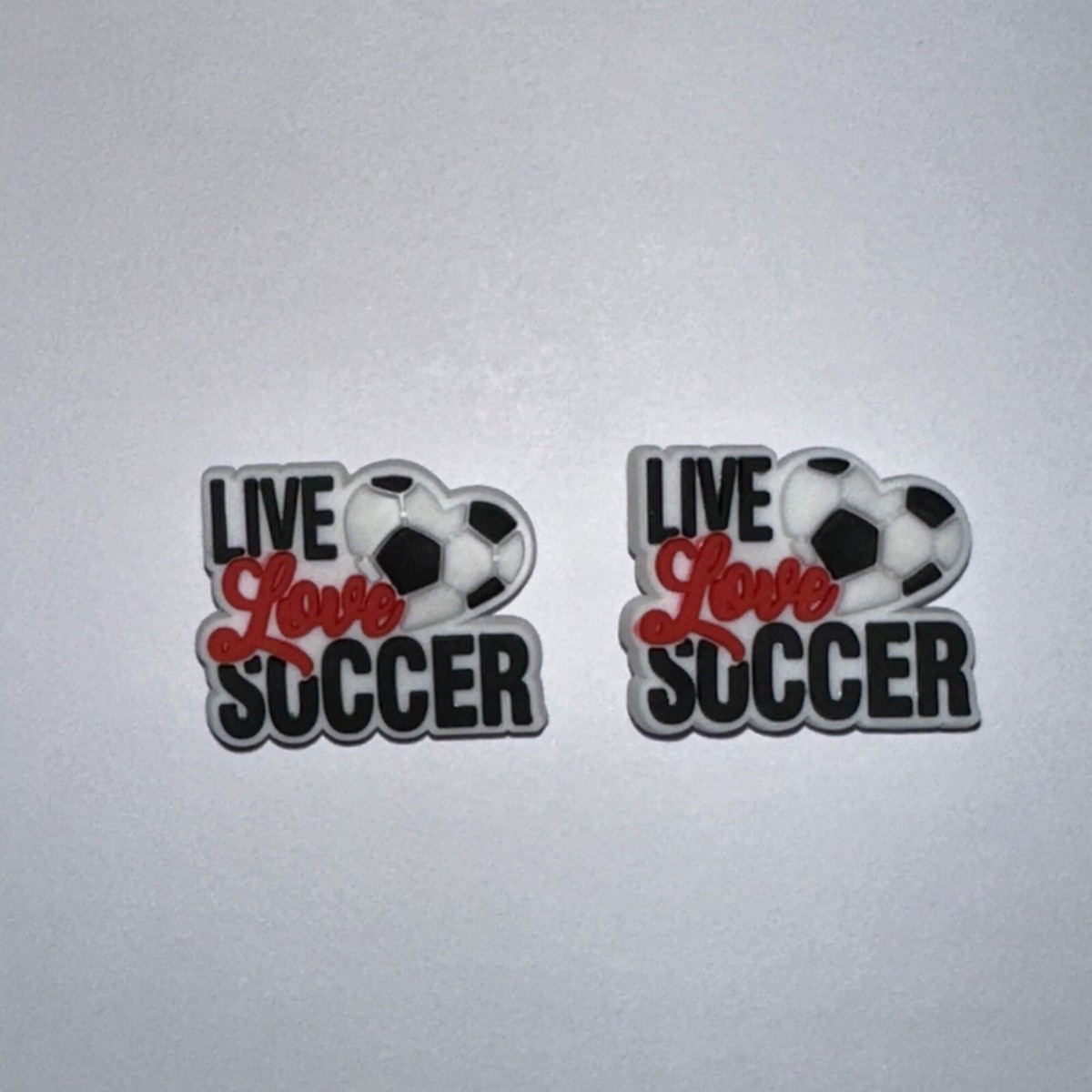Clogs Soccer Ball Croc Charm Live Love Soccer Charm Bundle Fits