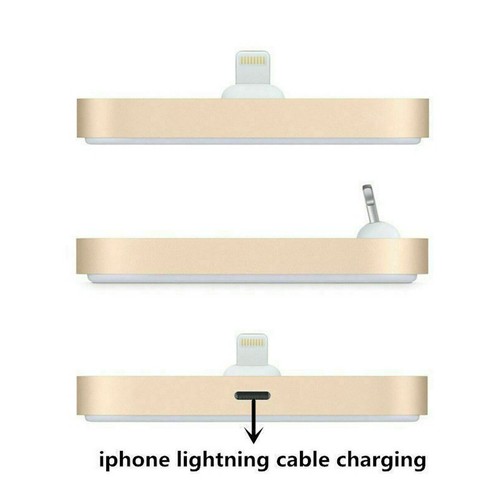 For Apple iPhone 6 7 Aluminum Desktop Charging Dock Mount Stand Station Charger - Picture 5 of 17