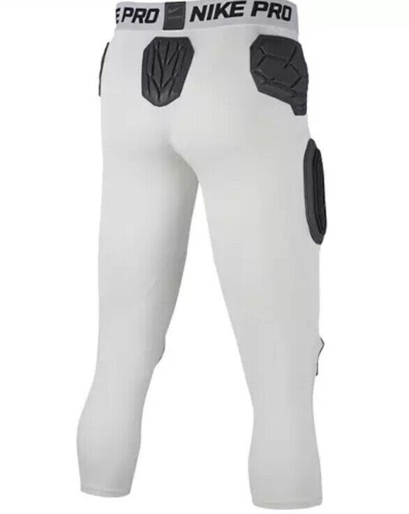 Nike+Pro+HyperStrong+3%2F4-Length+Padded+Football+Tights+AO6238-100+Men ...