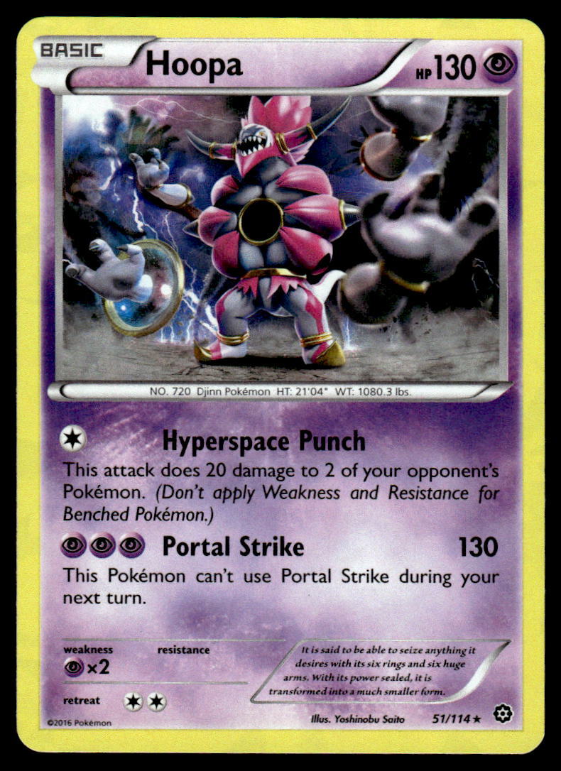 Pokemon TCG Deck Exclusives #051/114 Hoopa - 51/114 (XY Steam Siege) LP
