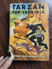 1921 Antique Classic Book "Tarzan the Terrible" Edgar Rice Burroughs