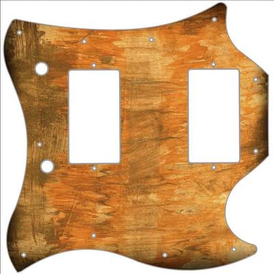 SG Standard Schlagbrett maßgeschneidert Gibson Grafikgitarre Pick Guard Pinselfleck