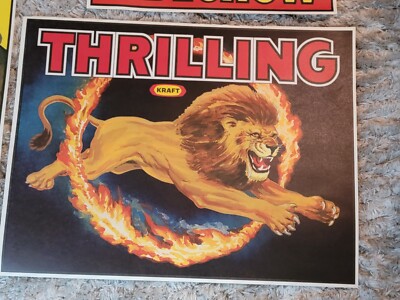 BIG！50's〜アメリカアンティーク 実物遊園地サーカス広告