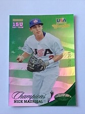 2013 USA Baseball Champions Certified National Team #175/199 Green Nick Madrigal