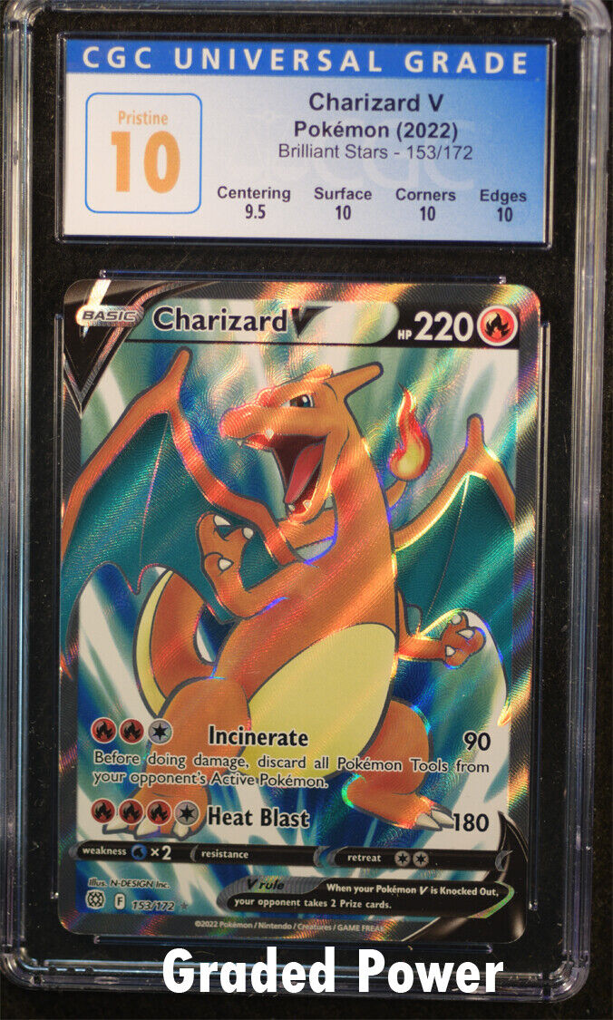 2022 pokemon Charizard V # 153/172 pack fresh brand new very nice