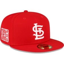 New Era 59FIFTY St. Louis Cardinals Fitted Hat Red White 2006 World Series
