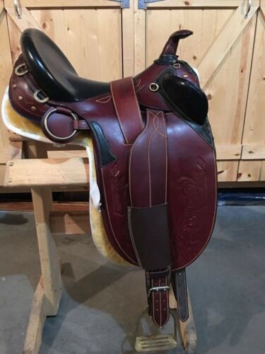 Incredible New Australian Collection Stock Saddle with Horn 17