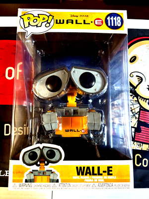 FUNKO POP #1118 WALL-E EXCLUSIVE 10'' VINYL ACTION FIGURE NIB NM+