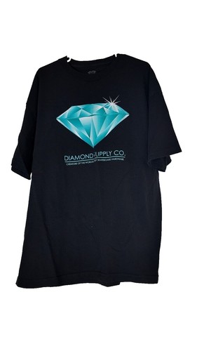 Diamond Supply Co X Sade Diamond Life Black T Shirt Men's Size 2XL