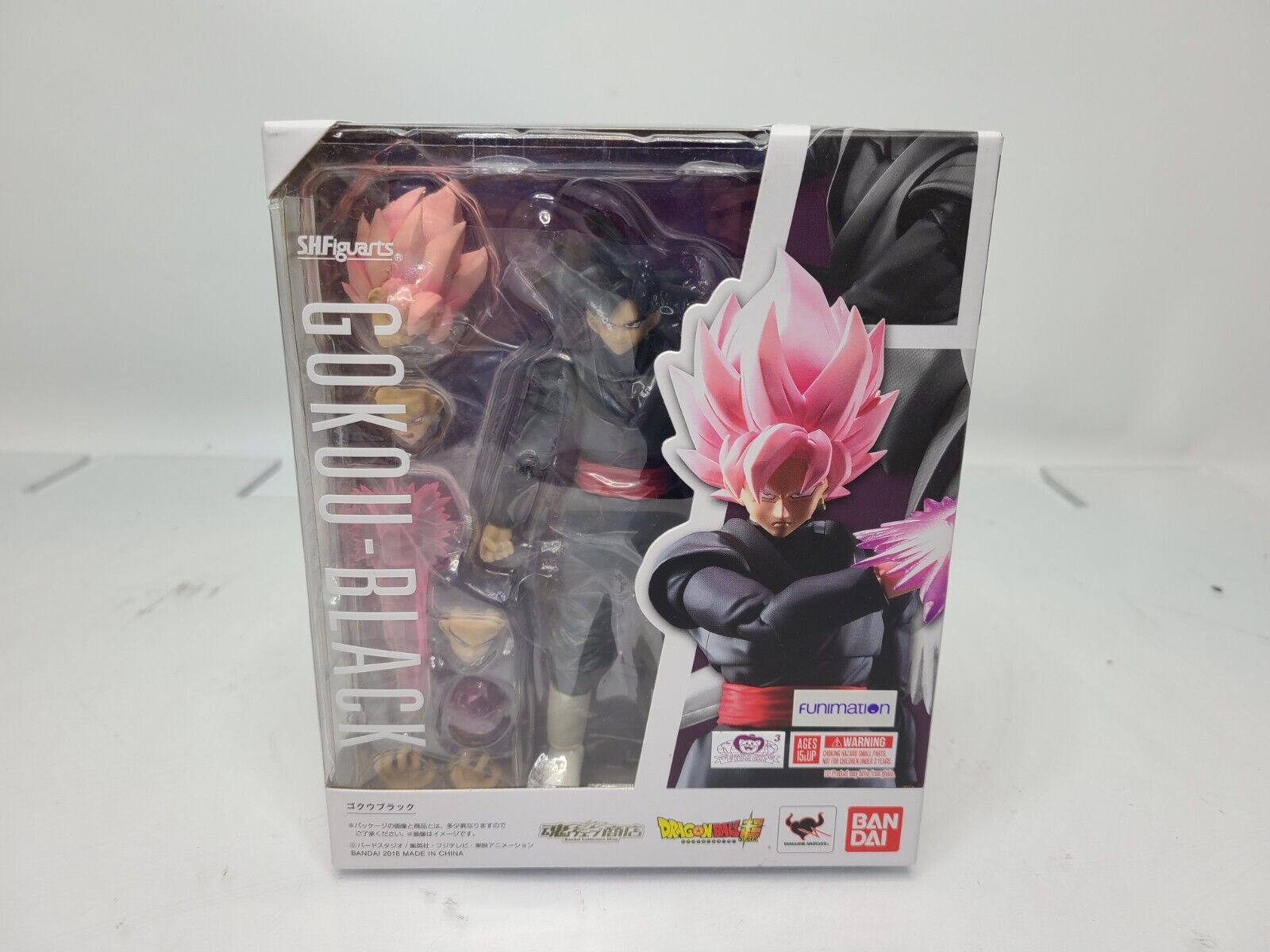 TAMASHII NATIONS Bandai SH Figuarts Goku Black Dragon Ball Super Action  Figure, 150 months to 720 months