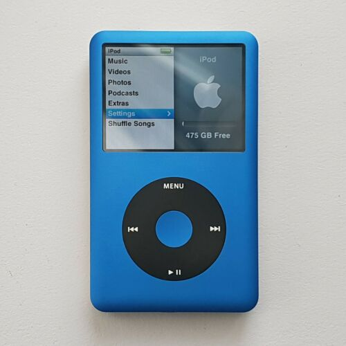 NEW Apple iPod Classic 7th Gen Blue (80/120/160/256/512GB/1TB/2TB