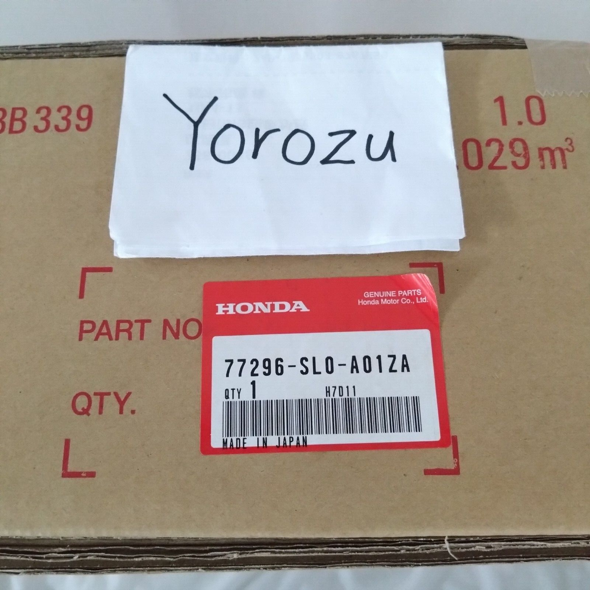 Honda Genuine 91-94 Acura NSX Panel Center Console 77296-SL0-A01ZA