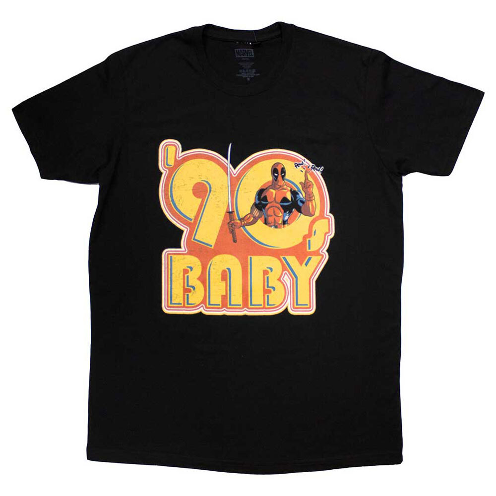 Deadpool 90s Retro Vintage Logo Graphic T-Shirt for Fans