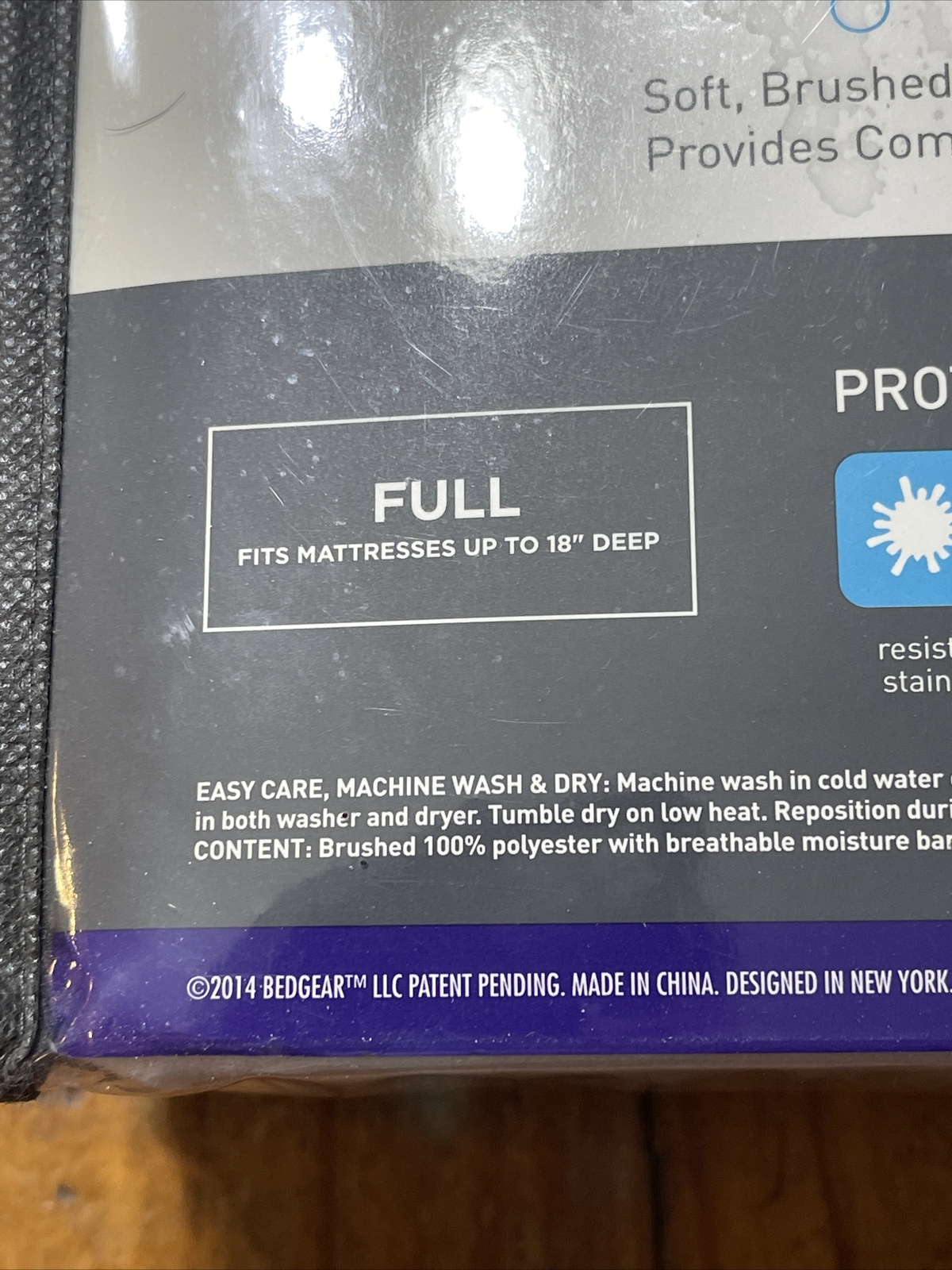 Bedgear BGBasic Mattress Protector, Size Full, Waterproof + Noiseless + Soft NEW