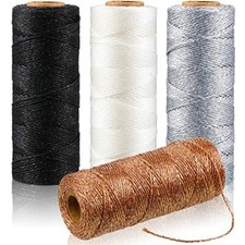4 Rolls Metallic Bakers Twine 110 Yards Christmas Decorative Wrapping String