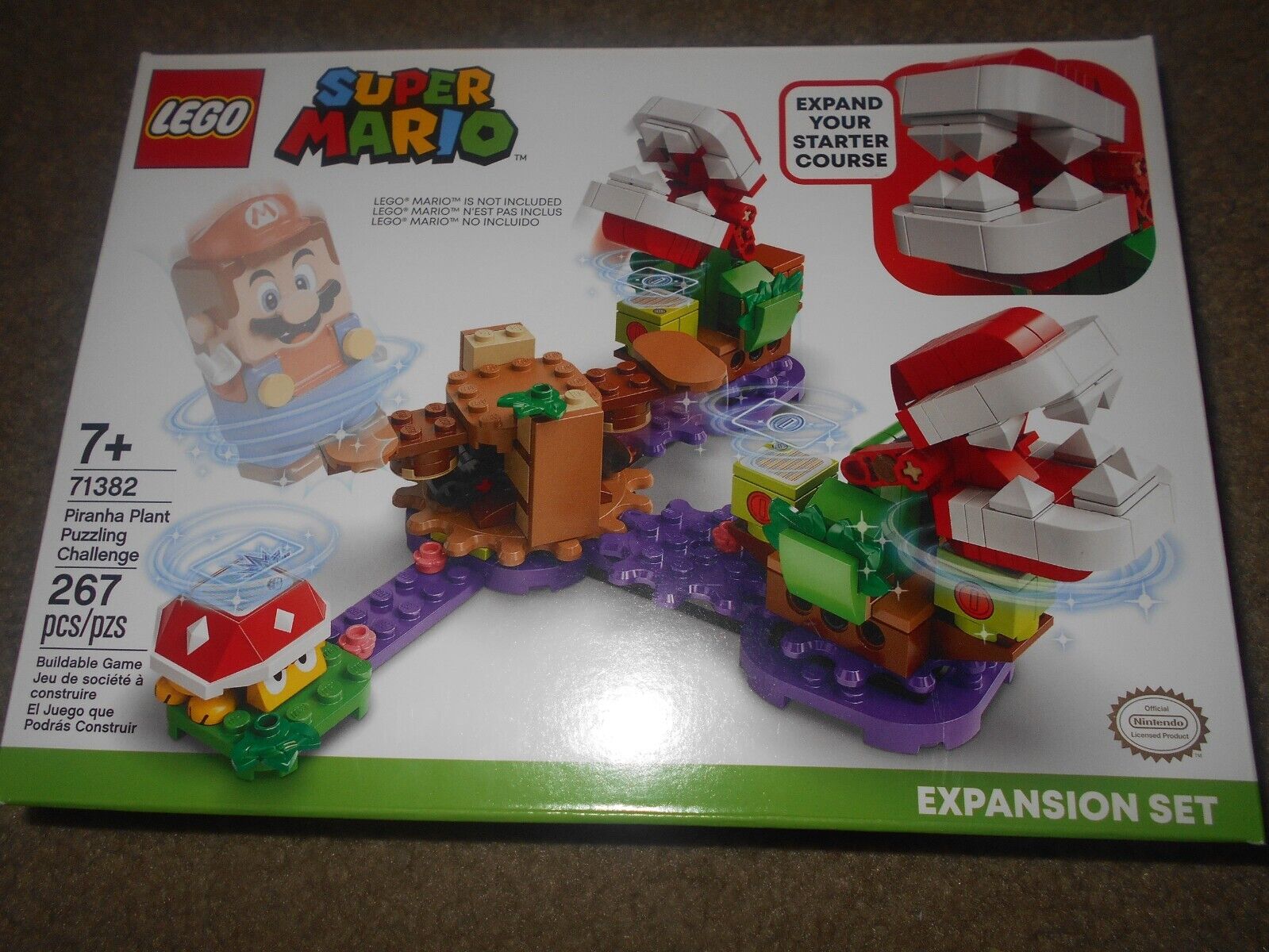 LEGO new Super Mario Expansion Set~#71382~Piranha Plant Puzzling Challenge~NEW~
