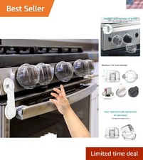 Mom's Choice Gold Awards Winner - Stove Knob Covers for Child Safety 5  1 Pa...