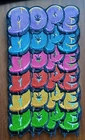 Dope Stack Embroidered Patch - 4" x 6" Rainbow Banksy Graffiti Street NYC Cool