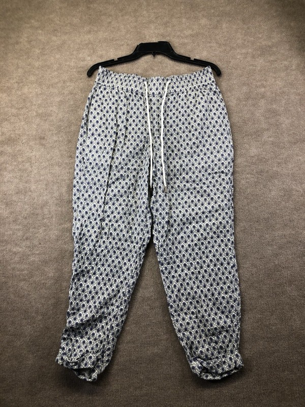 The Cuffed Jogger Pant in Paisley Gauze by Ann Taylor size medium