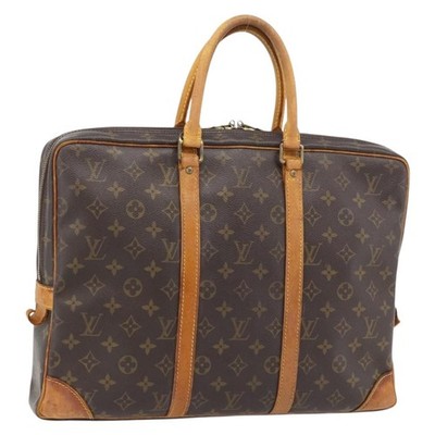 LOUIS VUITTON Monogram Porte Documents Voyage Business Bag M53361 Auth BA13100