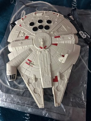 Disney Parks Star Wars Millenium Falcon Popcorn Bucket With Strap Lights Up NEW