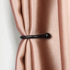 2X U Shape Window Curtain Hold Backs Tie Back Hooks Sturdy Holder Polish Process