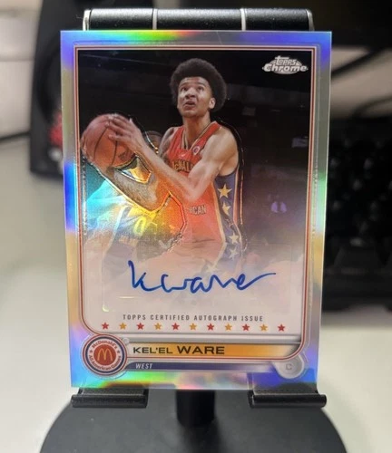 2022 Topps Chrome McDonald's All American Kel'el Ware #CA-KW Refractor Auto tlb